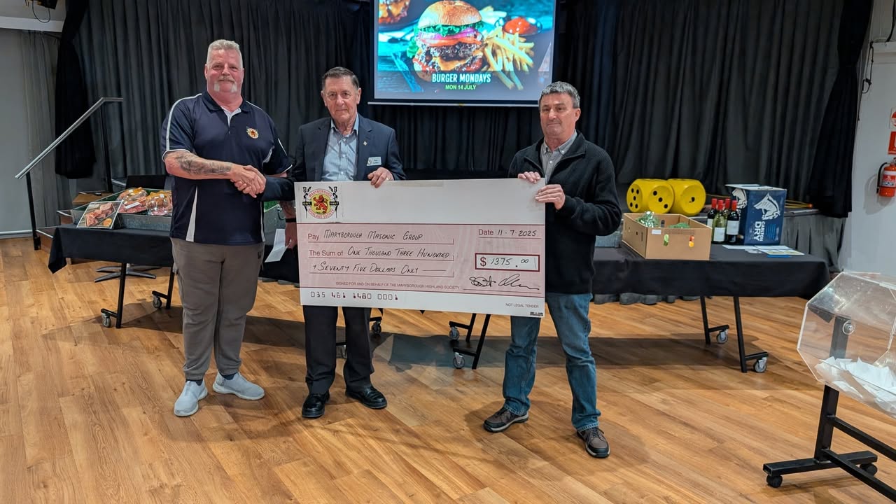 Featured image for “Community Support: Maryborough Masonic Group Boosts Local Schools with $1375 Donation”