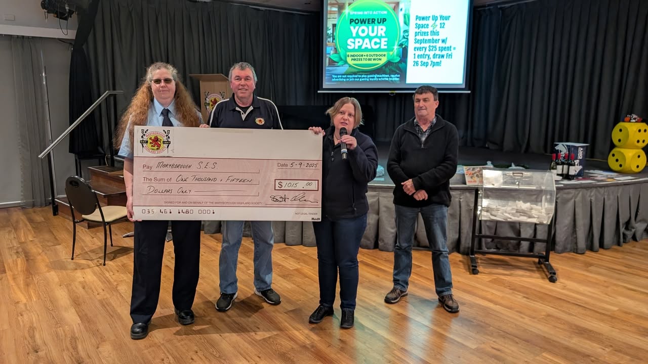 Featured image for “Community Support: Maryborough SES Raises $1015 at Maryborough Highland Society”