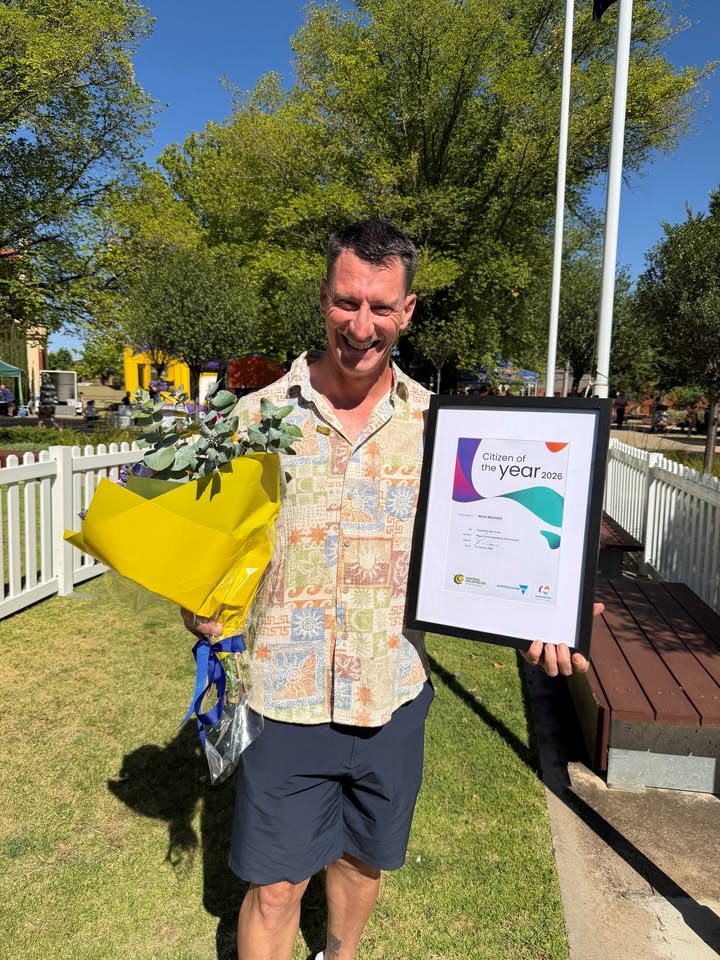 Featured image for “Congratulations Nick Weaver – Central Goldfields Citizen of the Year”
