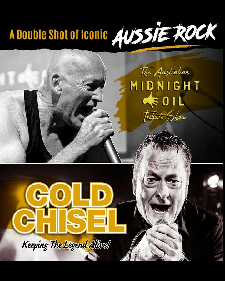Featured image for “Anzac Day Double Header: Gold Chisel vs Oils Tribute at Maryborough Highland Society”