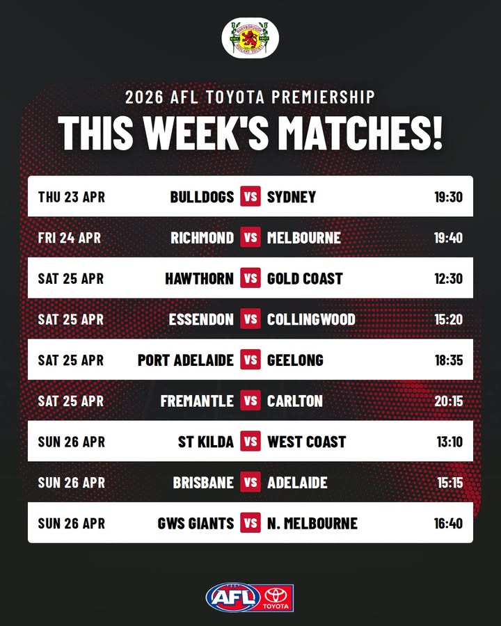 Featured image for “Watch the 2026 AFL Toyota Premiership at Maryborough Highland Society”