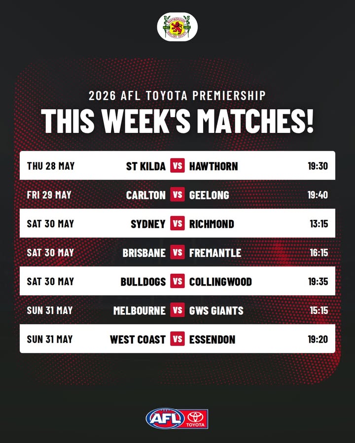 Featured image for “Watch AFL This Week on the Big Screen at Maryborough Highland Society”