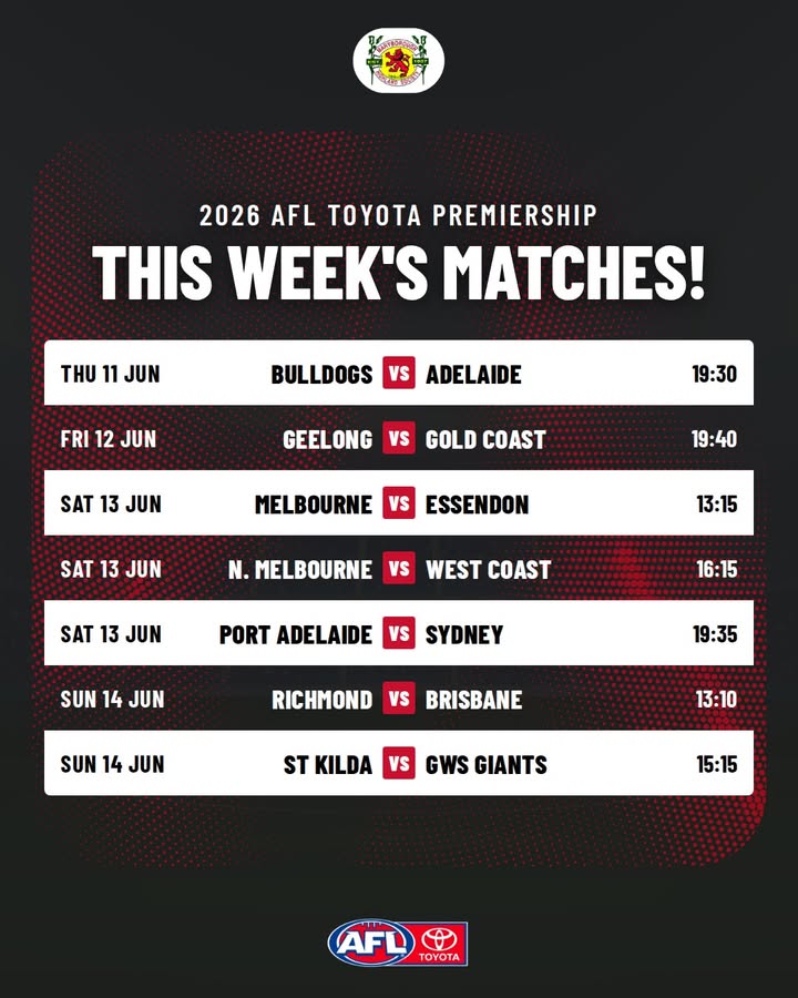 Featured image for “AFL Footy Tipping 2026 Toyota Premiership at Maryborough Highland Society”
