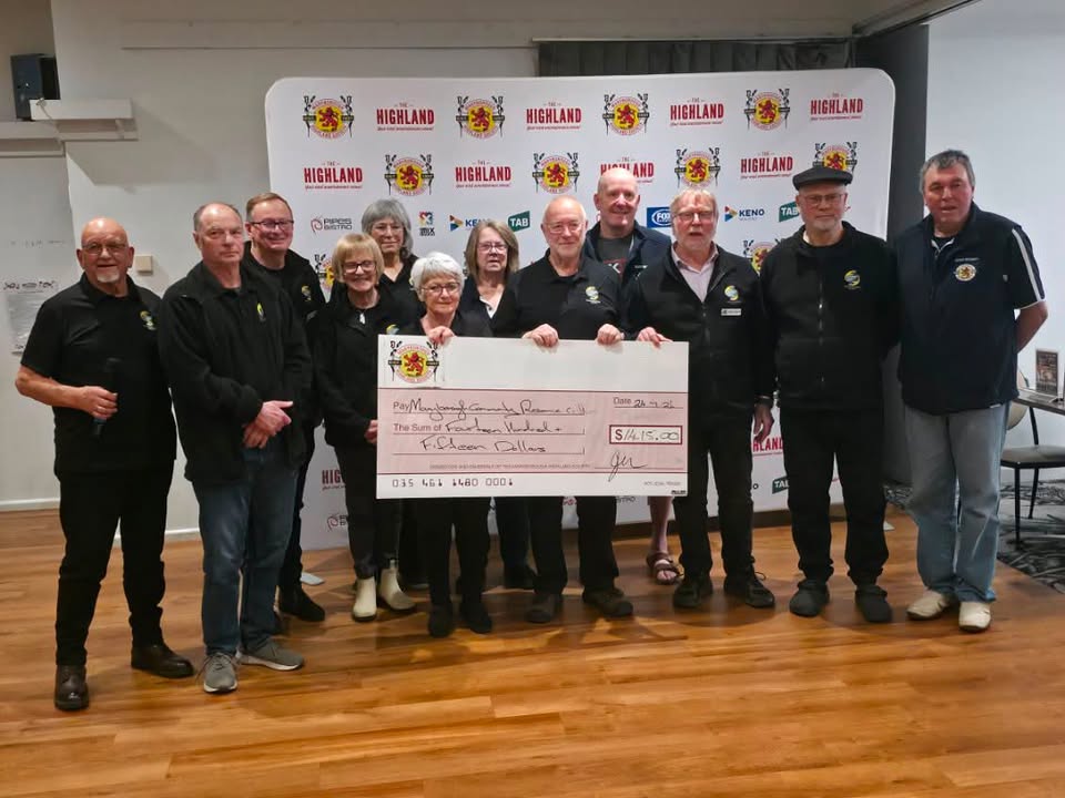 Featured image for “Maryborough Highland Society Donates $1,415 to Local Volunteers”