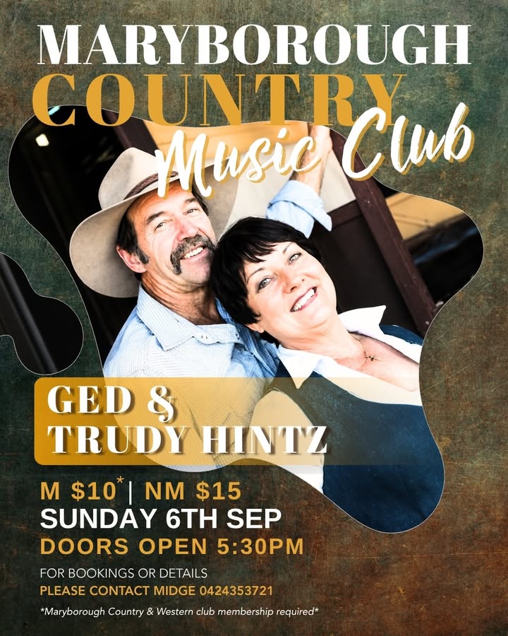 Featured image for “Ged & Trudy Hintz Live at Maryborough Country Music Club”