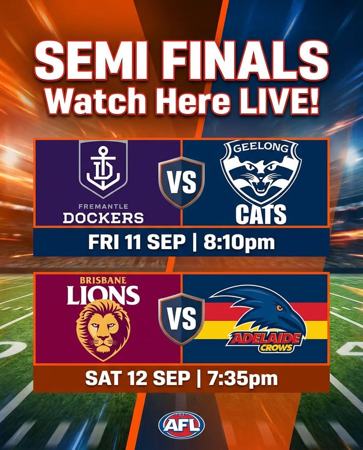 Featured image for “AFL Semi Finals Live on the Big Screen at Maryborough Highland Society”