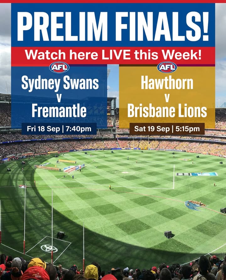 Featured image for “AFL Prelim Finals Live at Maryborough Highland Society”
